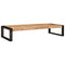vidaXL Bathroom Shelf 120 x 50 x 23 cm Solid Mango Wood, Iron