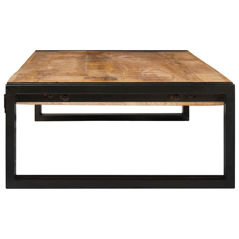 vidaXL Bathroom Shelf 120 x 50 x 23 cm Solid Mango Wood, Iron
