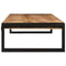 vidaXL Bathroom Shelf 120 x 50 x 23 cm Solid Mango Wood, Iron