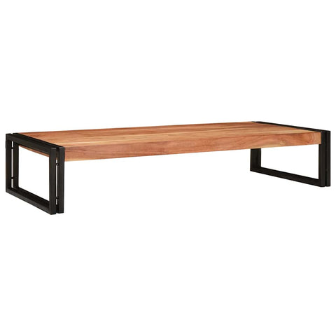 vidaXL Bathroom Shelf 120 x 50 x 23 cm Solid Mango Wood, Iron