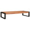 vidaXL Bathroom Shelf 120 x 50 x 23 cm Solid Mango Wood, Iron