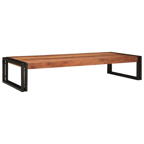 vidaXL Bathroom Shelf 120 x 50 x 23 cm Solid Mango Wood, Iron