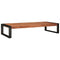 vidaXL Bathroom Shelf 120 x 50 x 23 cm Solid Mango Wood, Iron