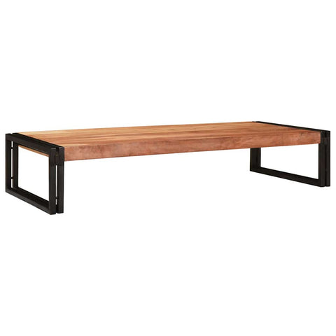 vidaXL Bathroom Shelf 120 x 50 x 23 cm Solid Mango Wood, Iron