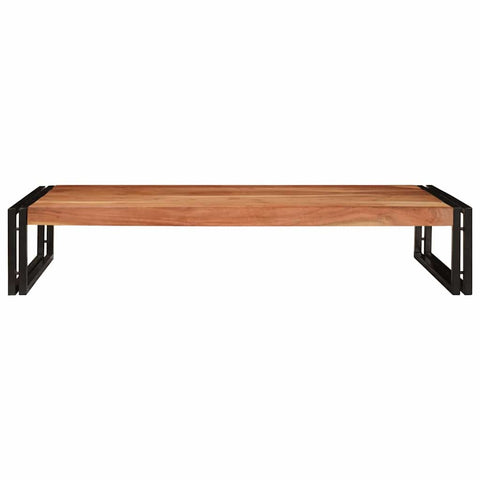 vidaXL Bathroom Shelf 120 x 50 x 23 cm Solid Mango Wood, Iron