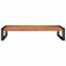 vidaXL Bathroom Shelf 120 x 50 x 23 cm Solid Mango Wood, Iron