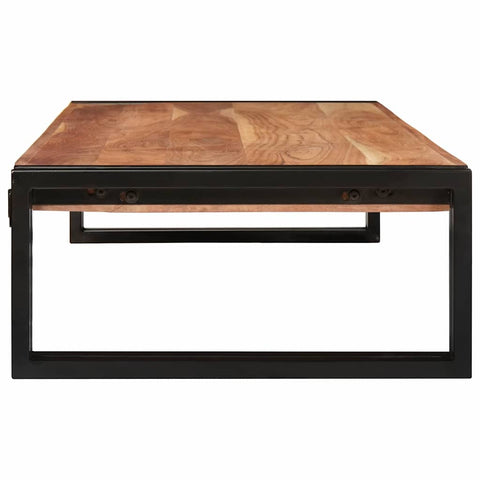 vidaXL Bathroom Shelf 120 x 50 x 23 cm Solid Mango Wood, Iron