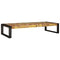 vidaXL Bathroom Shelf 120 x 50 x 23 cm Solid Mango Wood, Iron