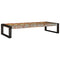 vidaXL Bathroom Shelf 120 x 50 x 23 cm Solid Mango Wood, Iron
