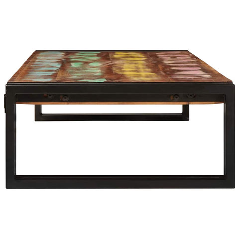 vidaXL Bathroom Shelf 120 x 50 x 23 cm Solid Mango Wood, Iron