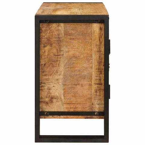 vidaXL Bathroom Sink Cabinet 71 x 33 x 58 cm Solid Mango wood, Iron
