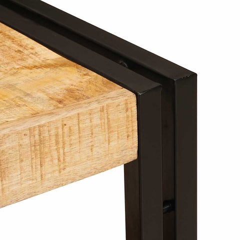 vidaXL Bathroom Sink Cabinet 71 x 33 x 58 cm Solid Mango wood, Iron