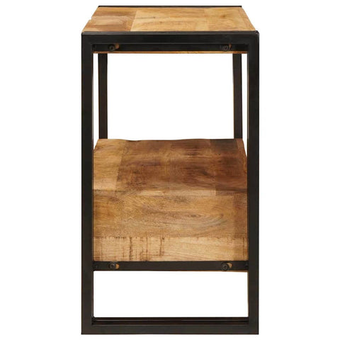 vidaXL Bathroom Sink Cabinet 71 x 33 x 58 cm Solid Mango wood, Iron