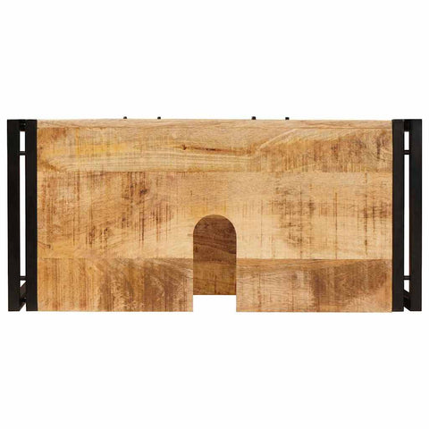 vidaXL Bathroom Sink Cabinet 71 x 33 x 58 cm Solid Mango wood, Iron