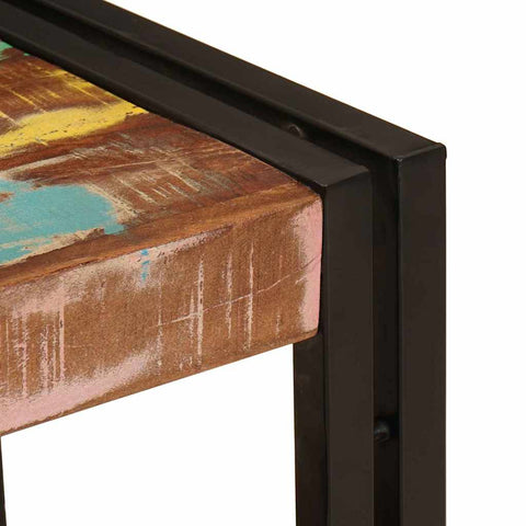 vidaXL Bathroom Sink Cabinet 71 x 33 x 58 cm Solid Reclaim wood, Iron