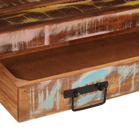 vidaXL Bathroom Sink Cabinet 71 x 33 x 58 cm Solid Reclaim wood, Iron