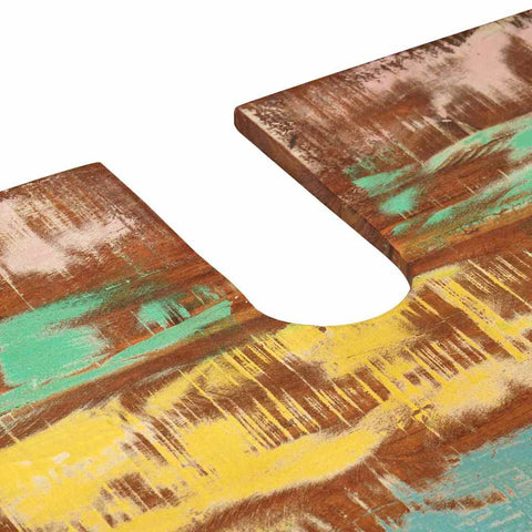 vidaXL Bathroom Sink Cabinet 71 x 33 x 58 cm Solid Reclaim wood, Iron