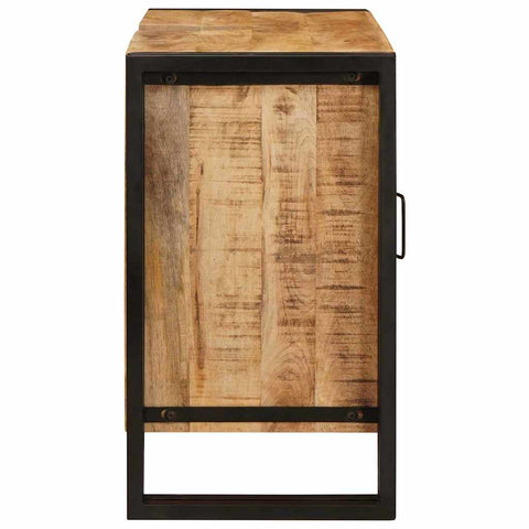 vidaXL Bathroom Sink Cabinet 71 x 33 x 58 cm Solid Mango wood, Iron