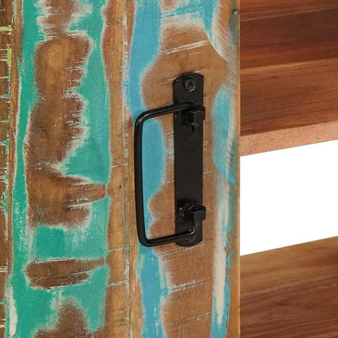 vidaXL Bathroom Sink Cabinet 71 x 33 x 58 cm Solid Reclaim wood, Iron