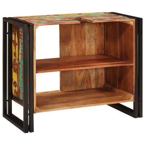 vidaXL Bathroom Sink Cabinet 71 x 33 x 58 cm Solid Reclaim wood, Iron