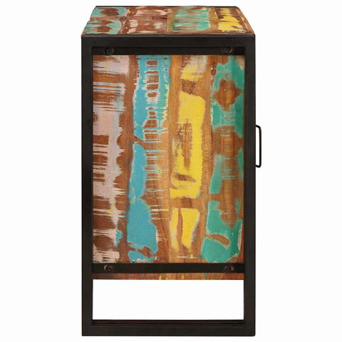 vidaXL Bathroom Sink Cabinet 71 x 33 x 58 cm Solid Reclaim wood, Iron