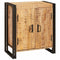 vidaXL Bedside Cabinet Brown 38 x 33 x 58 cm Soild rough mango wood