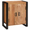 vidaXL Bedside Cabinet Brown 38 x 33 x 58 cm Solid acacia wood
