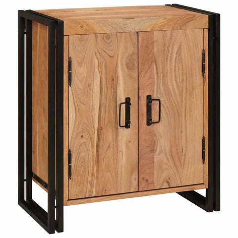 vidaXL Bedside Cabinet Brown 38 x 33 x 58 cm Solid acacia wood