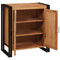 vidaXL Bedside Cabinet Brown 38 x 33 x 58 cm Solid acacia wood