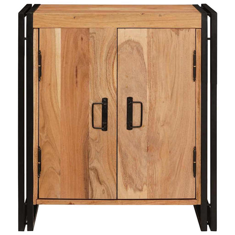 vidaXL Bedside Cabinet Brown 38 x 33 x 58 cm Solid acacia wood
