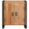 vidaXL Bedside Cabinet Brown 38 x 33 x 58 cm Solid acacia wood