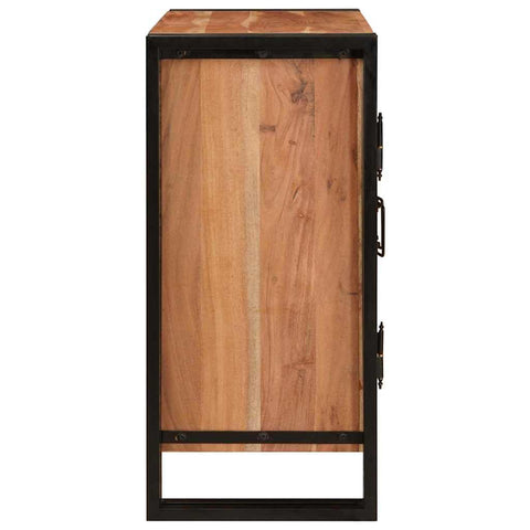 vidaXL Bedside Cabinet Brown 38 x 33 x 58 cm Solid acacia wood