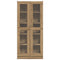 vidaXL Highboard Artisan Oak 82.5x30.5x185 cm Engineered Wood