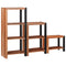 vidaXL Bookshelf 3 pcs Brown 50 x 30 x 110 cm Solid Acacia wood