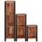 vidaXL Bookshelf 3 pcs Brown 50 x 30 x 110 cm Solid Acacia wood