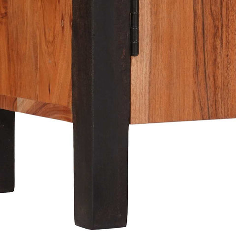 vidaXL Sideboard 3 pcs Brown 55 x 30 x 75 cm Solid Acacia wood