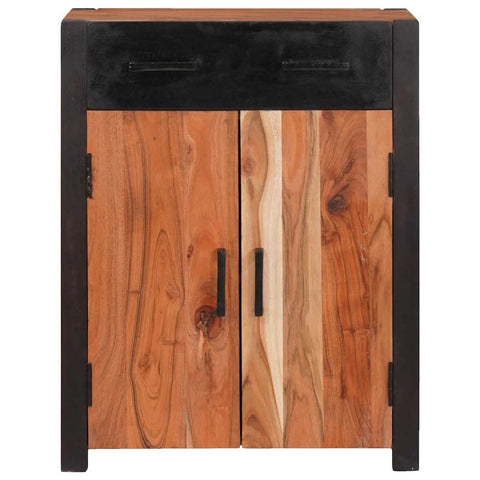 vidaXL Sideboard 2 pcs Brown 110 x 30 x 75 cm Solid Acacia wood