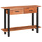 vidaXL Console Table Brown 110 x 30 x 75 cm Solid acacia wood