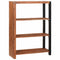 vidaXL Bookshelf Brown 80 x 30 x 110 cm Solid Acacia wood