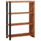 vidaXL Bookshelf Brown 80 x 30 x 110 cm Solid Acacia wood