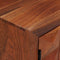 vidaXL Media Storage Cabinets & Racks with Door Brown 112 x 30 x 48 cm
