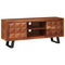 vidaXL Media Storage Cabinets & Racks with Door Brown 112 x 30 x 48 cm