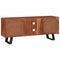 vidaXL Media Storage Cabinets & Racks with Door Brown 112 x 30 x 48 cm