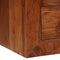 vidaXL Sideboard with Drawer Brown 80 x 30 x 55 cm Solid acacia wood