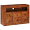 vidaXL Sideboard with Drawer Brown 80 x 30 x 55 cm Solid acacia wood