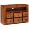 vidaXL Sideboard with Drawer Brown 80 x 30 x 55 cm Solid acacia wood
