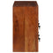vidaXL Sideboard with Drawer Brown 80 x 30 x 55 cm Solid acacia wood