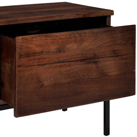 vidaXL Media Storage Cabinets & Racks Honey brown 110 x 30 x 36 cm