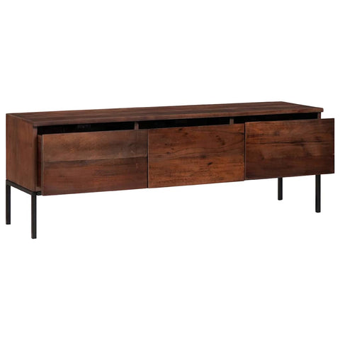 vidaXL Media Storage Cabinets & Racks Honey brown 110 x 30 x 36 cm