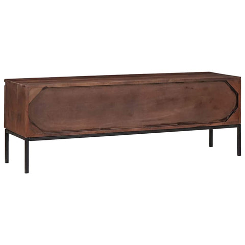 vidaXL Media Storage Cabinets & Racks Honey brown 110 x 30 x 36 cm